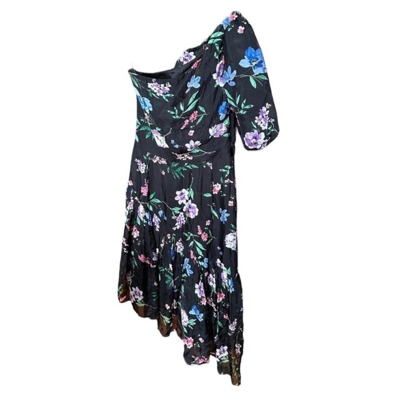 Shoshanna Gia One Shoulder Dress Black - Picture 3 of 8